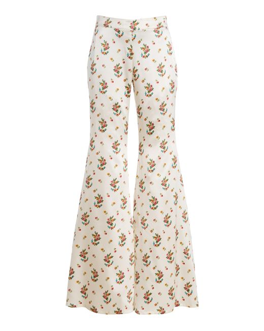Franchise Natural Zaoua Silk-Blend Pants
