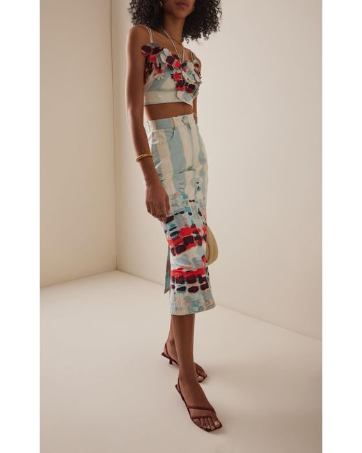 Silvia Tcherassi White Layan Skirt