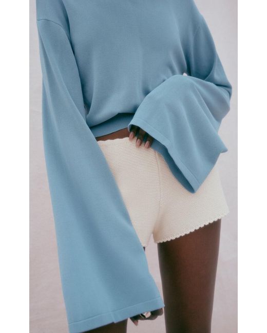 Solid & Striped Blue X Sofia Richie Grainge Exclusive The Babetta Knit Sweater
