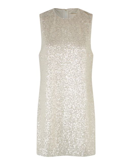 Stine Goya White Isha Sequin Tunic Top
