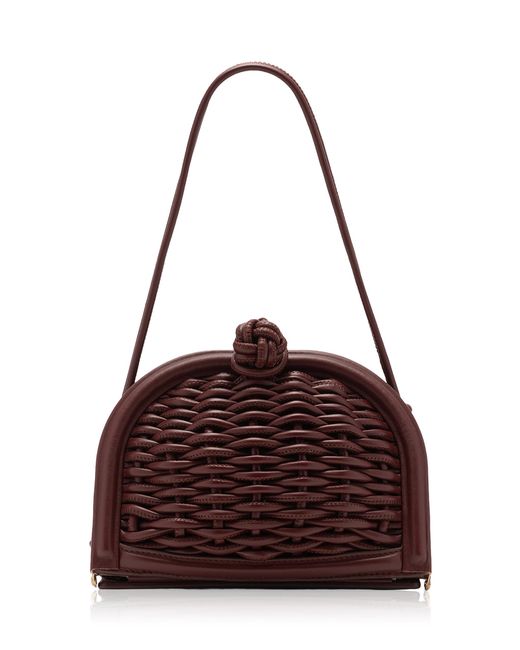 Cult Gaia Red Rumi Top Handle Bag