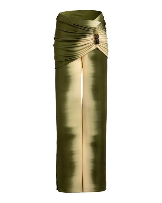 Silvia Tcherassi Green Sonu Pant