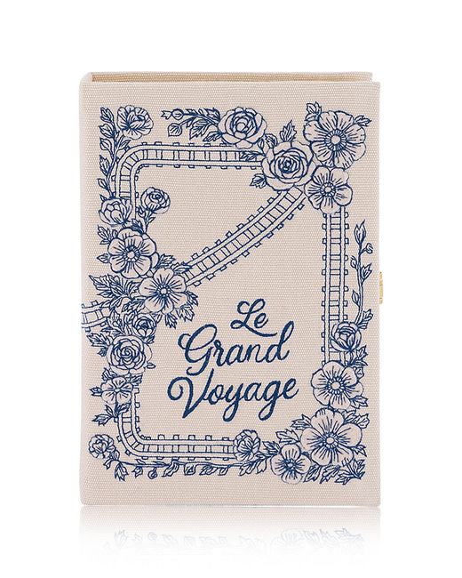 Olympia Le-Tan Gray Le Grand Voyage Clutch