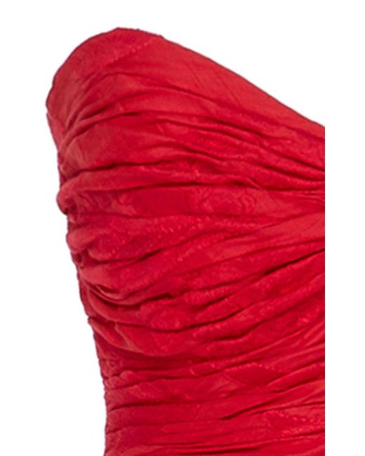 allora long dress alexis Alexis Allora Gown in Red Azalea