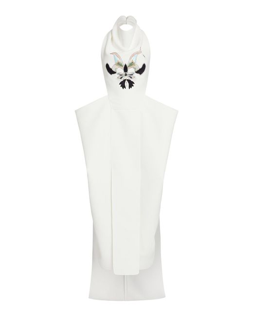 Maticevski White Symbology Maxi Dress