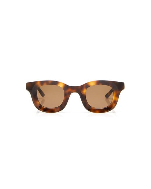 Thierry Lasry Brown Rhude X Rhodeo Acetate Square-frame Sungla for men