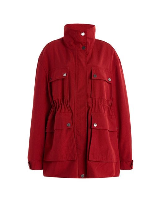 SEV Red Technical Pockets Jacket