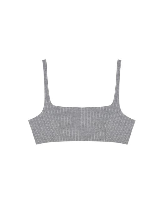 ORIANE 1986 White The Bralette Cropped Top
