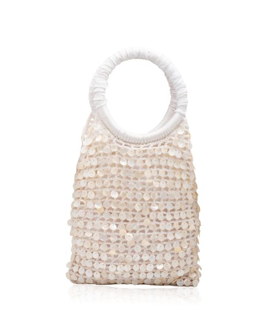 Merlette Natural Maris Shell Bag