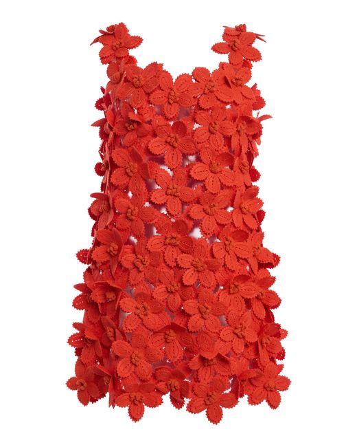 Jonathan Simkhai Red Clementa Mini Dress