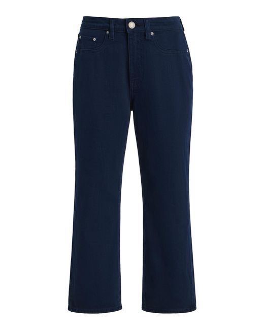 DL1961 Blue Kristy Capri Sculptsystem High Rise Twill Pants