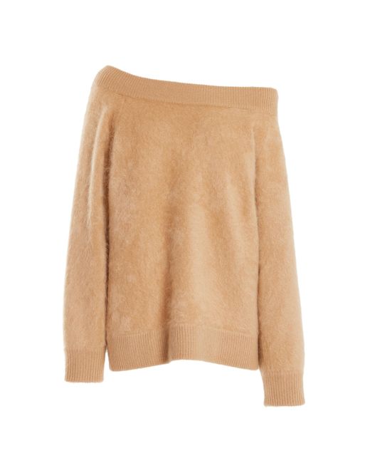 Lisa Yang Natural Kamila Brushed-cashmere Sweater