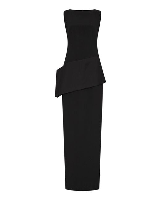 Rachel Gilbert Black Rick Gown