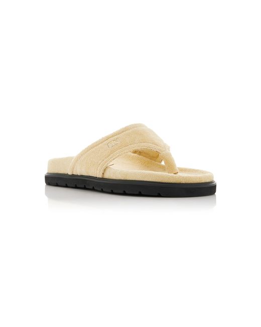 Reike Nen Yellow Exclusive Padded-terry Sandals