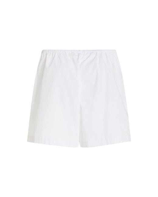 Solid & Striped White X Sofia Richie Grainge Exclusive The Loretto Cotton Shorts