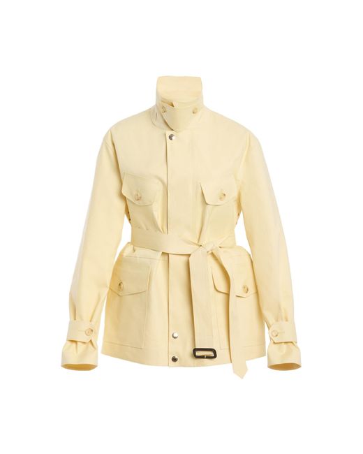 Ulla Johnson Natural Eaton Cotton Cargo Jacket