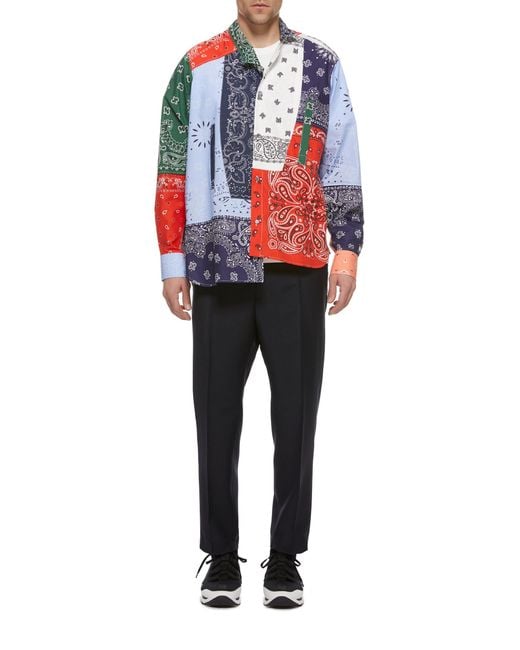 Loewe Multicolor Bandana Patchwork Shirt for men