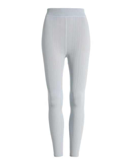 CORDOVA Gray Sol Ribbed-Knit Ski Leggings