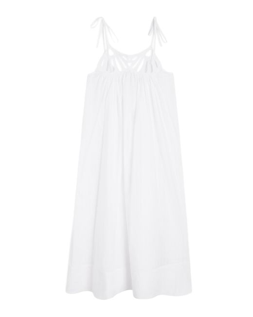 By Malene Birger White Maluna Cotton Maxi Dress