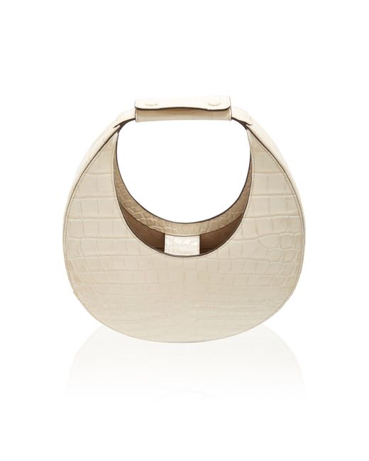 staud moon bag white