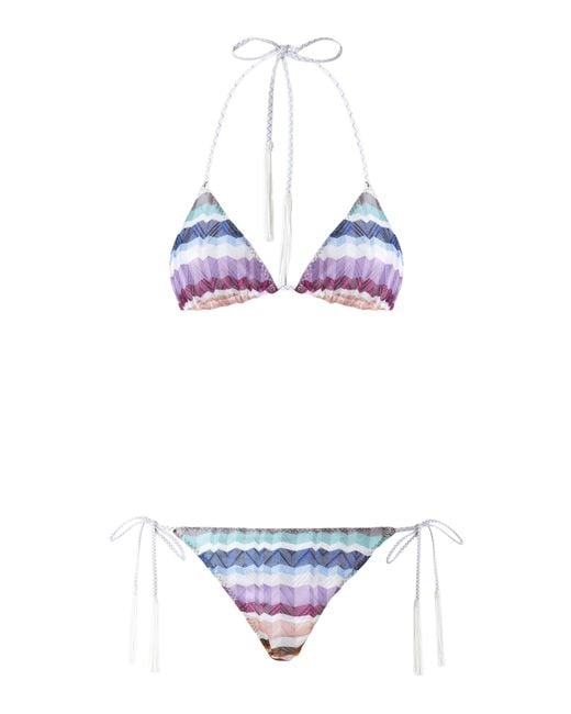 Missoni White Knit Bikini