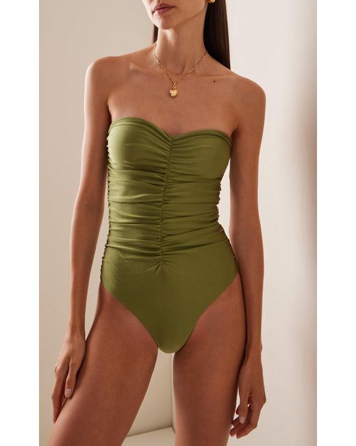 JADE Swim Green Yara One-piece Swimsuit