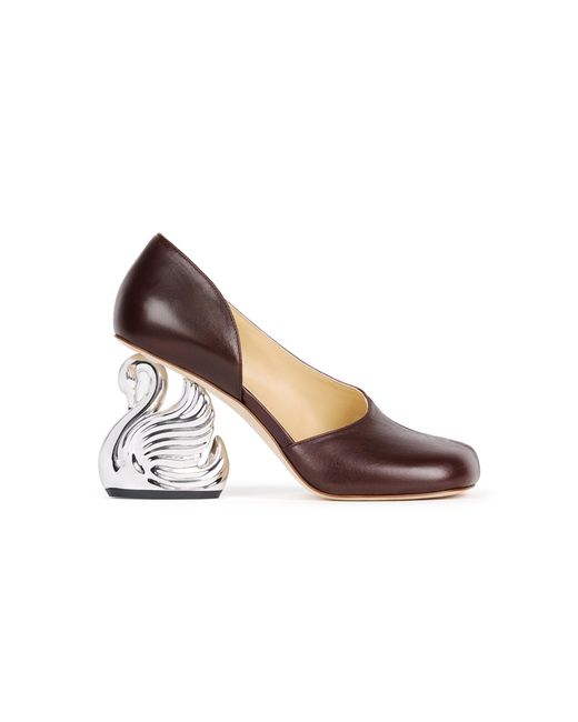 A.W.A.K.E. MODE Multicolor Vesper Shoe With Swan Heel