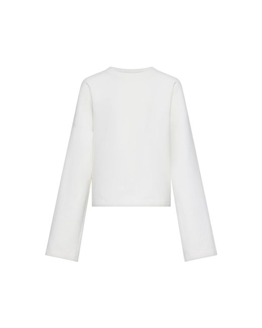 OSSOU White Nova Cotton-Blend T-Shirt