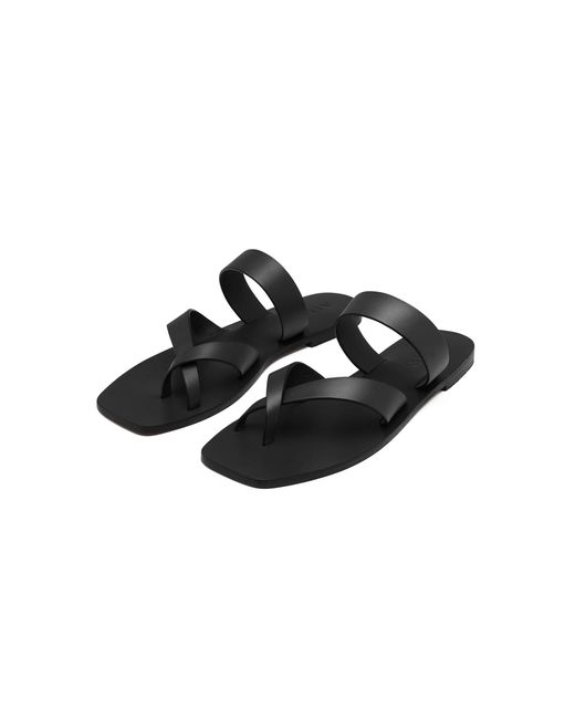 A.Emery Carter Leather Sandals in Black | Lyst