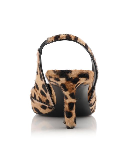 Givenchy Metallic Leopard-Print Slingback Pumps