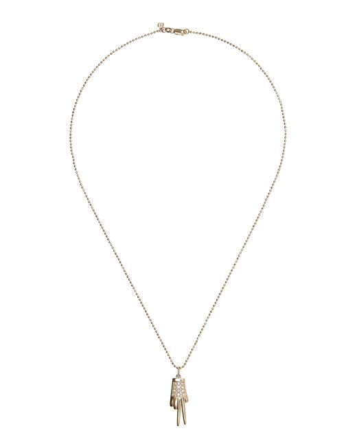 Sydney Evan Metallic 14k Gold, Diamond Necklace
