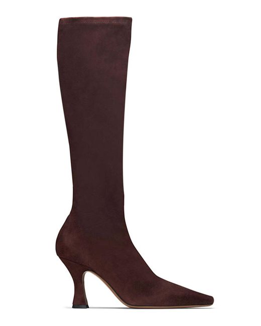 Neous Brown Ran Underknee Suede Boots