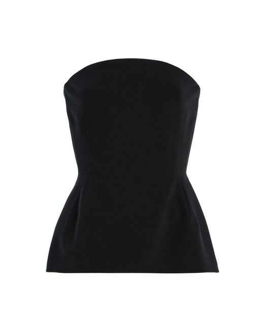 Kallmeyer Black Page Strapless Top