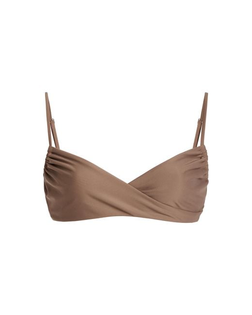 Mare Perpetua Brown Elixir Bikini Top