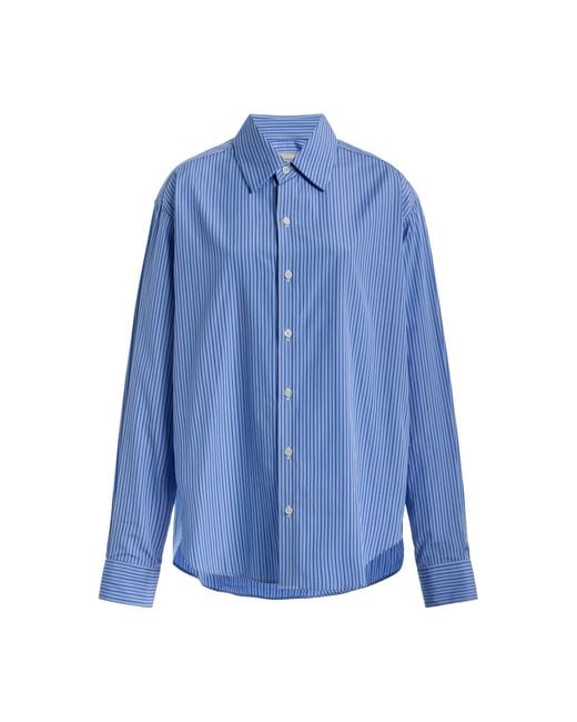 Comme Si Blue La Classica Cotton Shirt