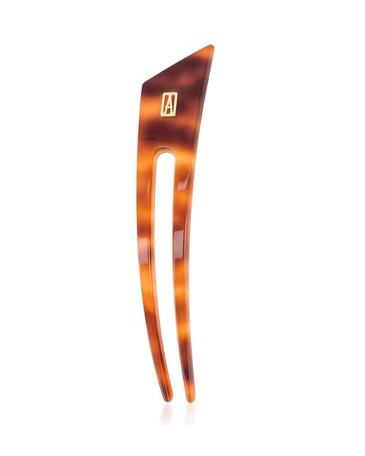 Alexandre De Paris Orange Anvers Acetate Hair Pin