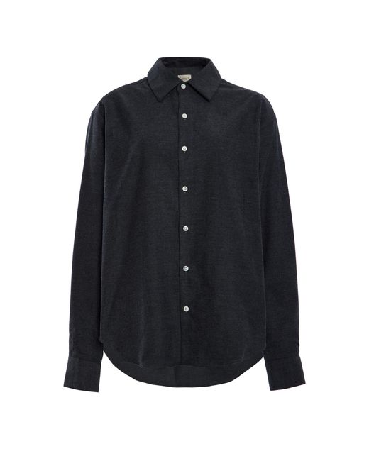 Comme Si Black Cotton Shirt