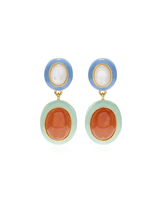 Lizzie Fortunato Blue Papaya Earrings