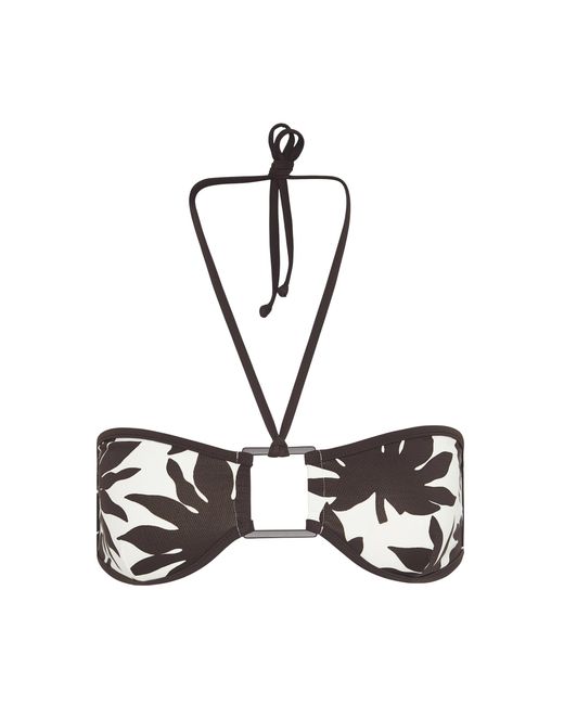 Onia Black Palermo Bandeau Bikini Top