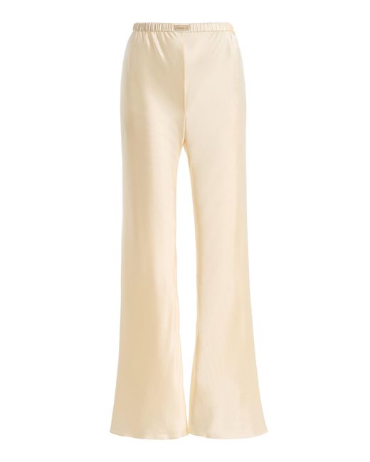 Comme Si Natural The Silk Bias Pants
