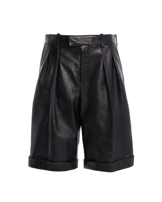 Saint Laurent Black Bermuda Knee-Length Shorts
