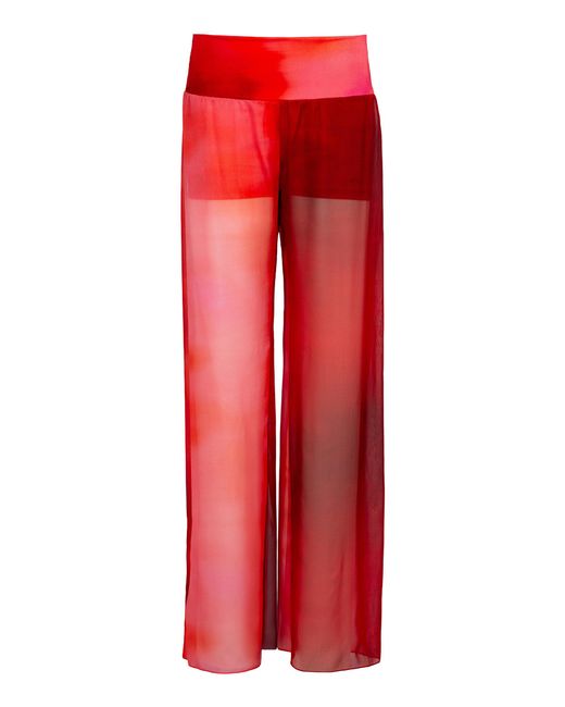 Silvia Tcherassi Red Lene Pants