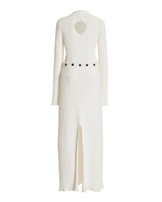Proenza Schouler White Lara Knit Maxi Dress