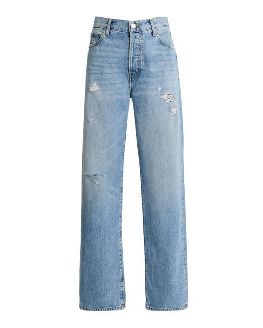 ÉTERNE Blue Saint Rigid Boyfriend Jeans