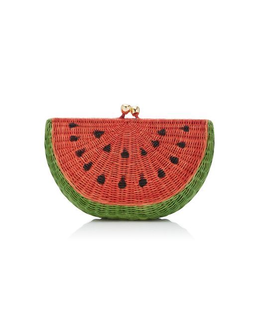Serpui Red Watermelon Clutch