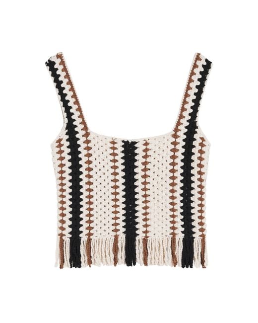 By Malene Birger Multicolor Hailey Cotton Crochet Top