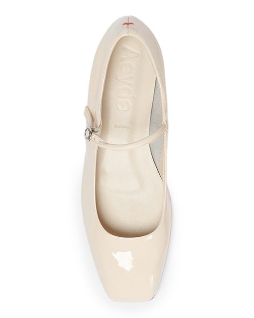 White patent flats sales