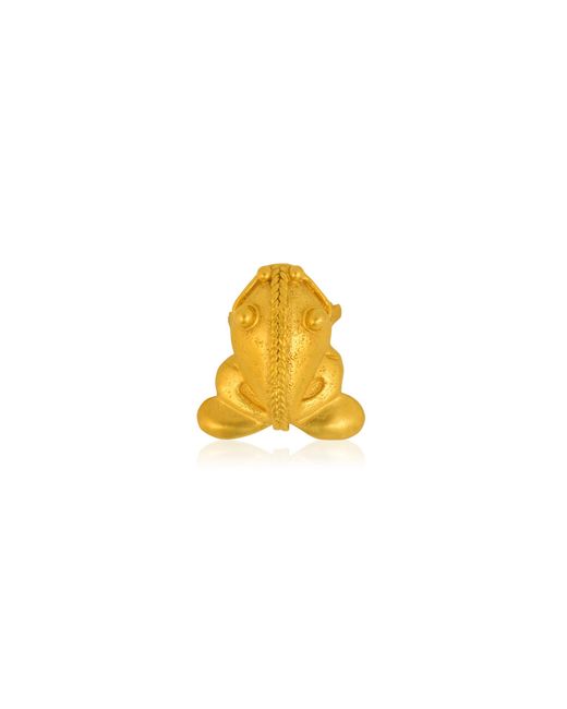 CANO Yellow Patu 24K-Plated Pendant/Brooch