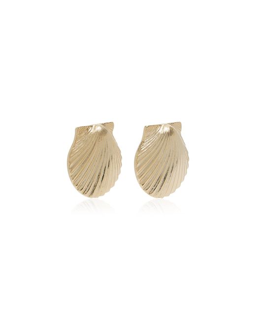 Ben-Amun Natural Exclusive 24k Gold-plated Shell Earrings