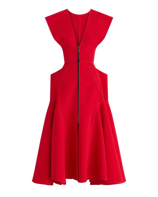 Maticevski Red Cinders Midi Dress
